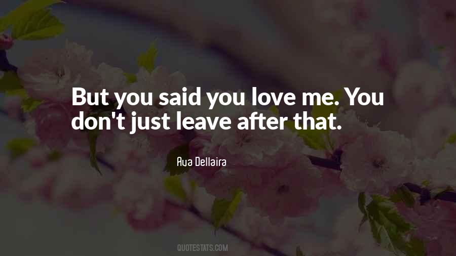 After Love Quotes #26993