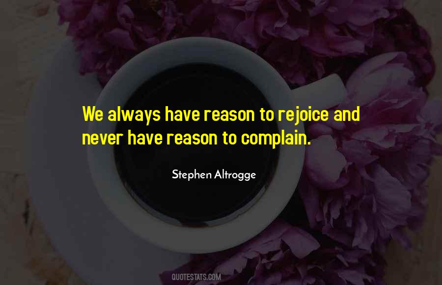 Always Rejoice Quotes #1126672