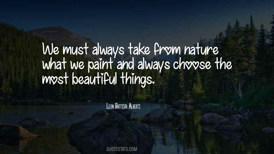 Beautiful Things In Nature Quotes #33968