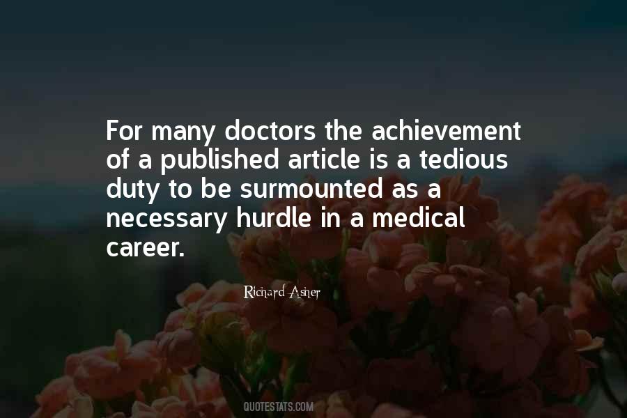 Quotes About Medical Doctors #1422971