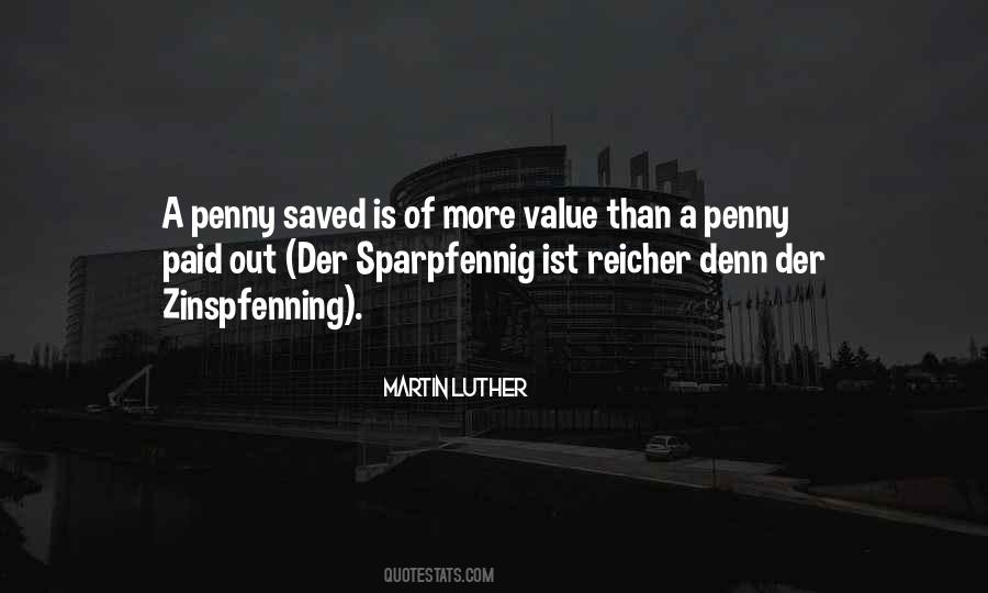 Quotes About The Value Of A Penny #484959