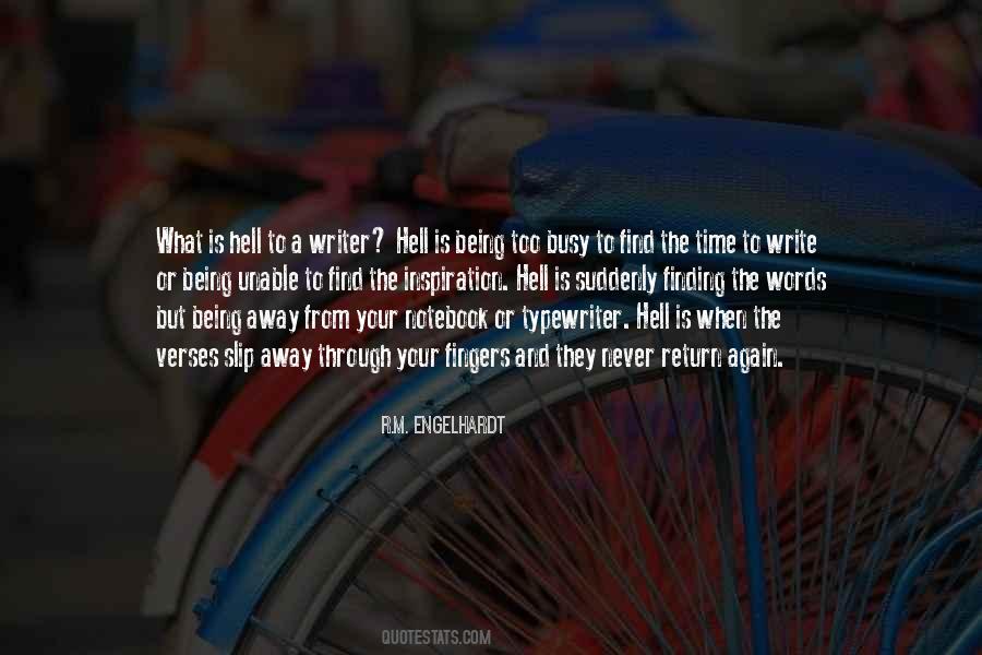 On Being A Writer Quotes #668261