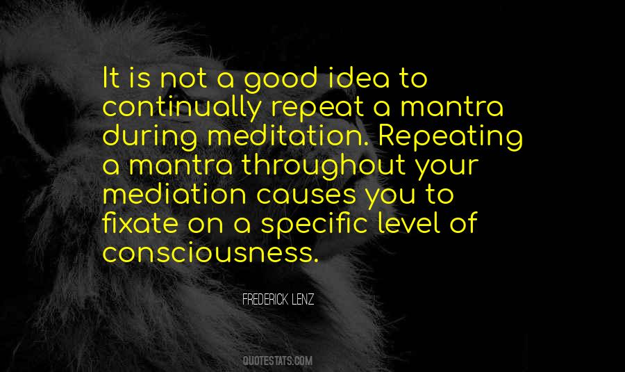 Quotes About Mediation #1453553