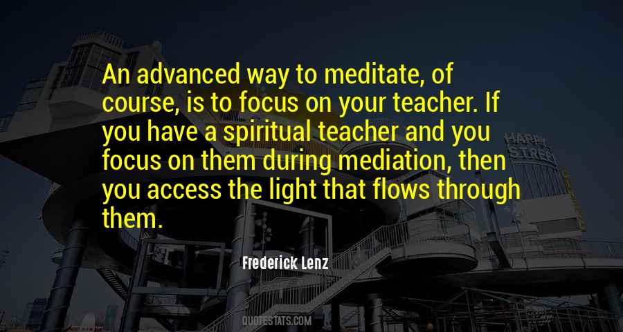 Quotes About Mediation #980975