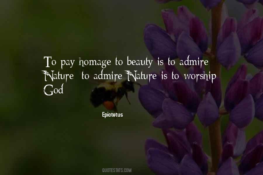 Beauty Admire Quotes #1003043