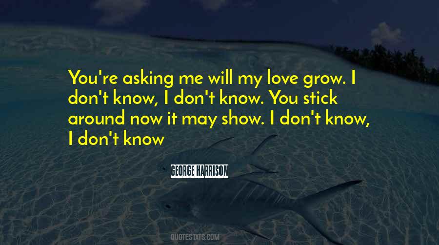 Stick Around Quotes #995096
