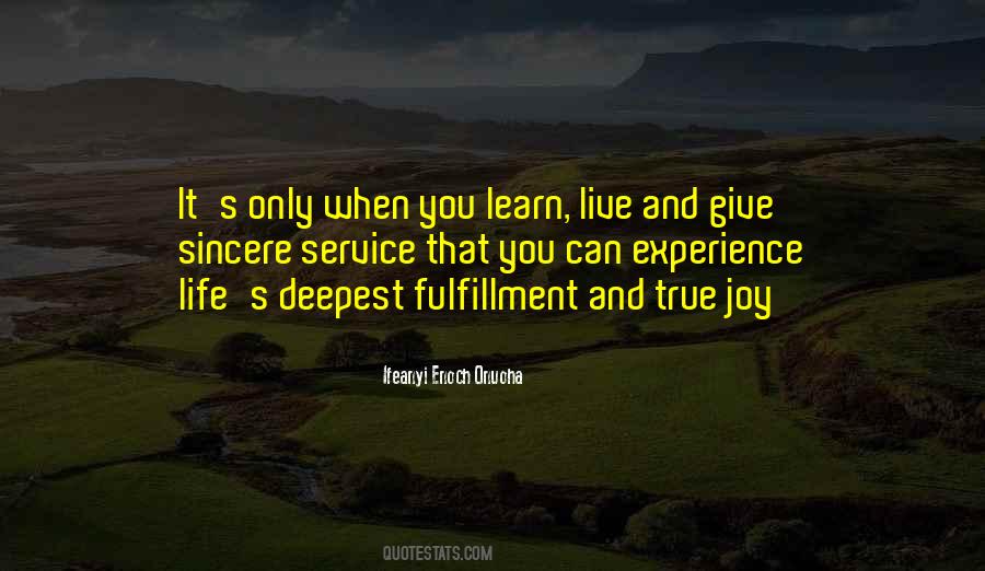 Deepest Joy Quotes #1591608