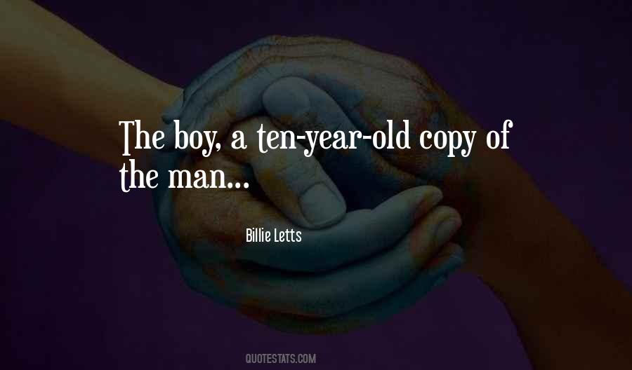 Ten Year Old Boy Quotes #524600