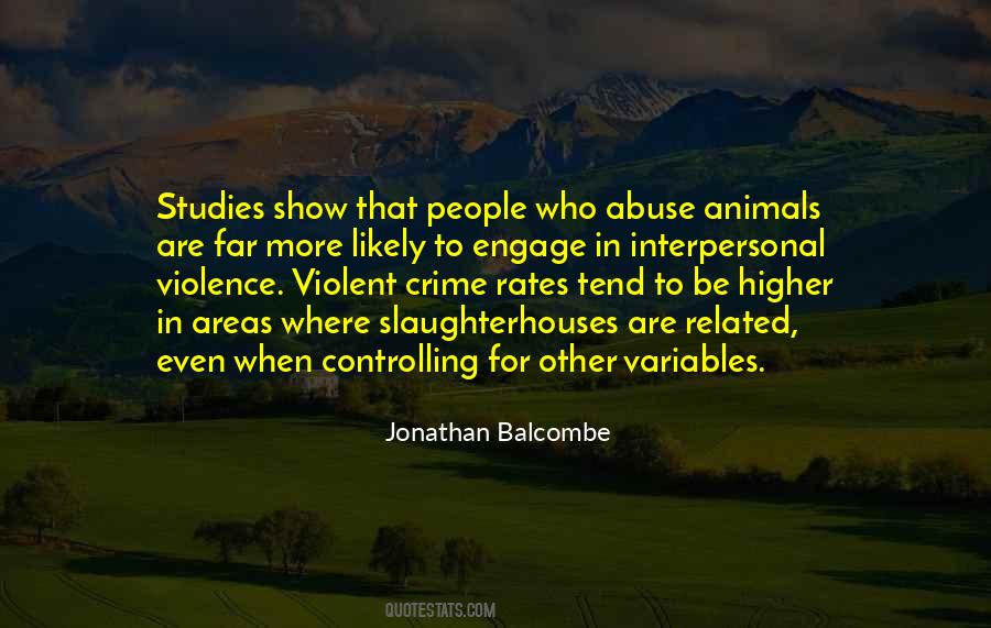 Abuse Of Animals Quotes #295316