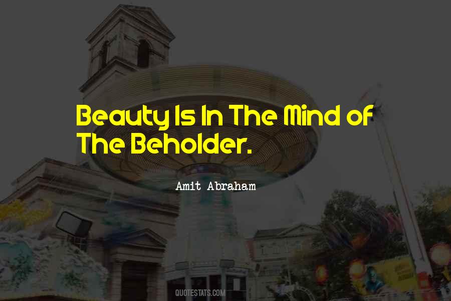 Beauty Beholder Quotes #1478140