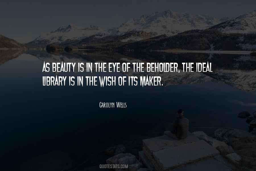 Beauty Beholder Quotes #1728957