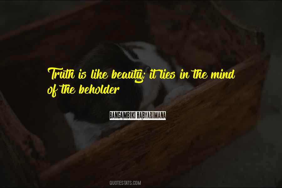 Beauty Beholder Quotes #216758