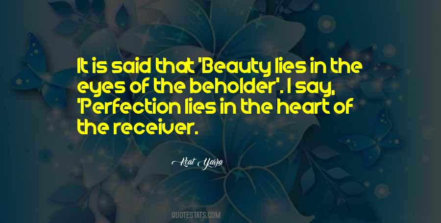 Beauty Beholder Quotes #428846