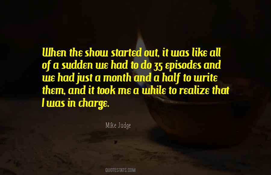 It All Started Quotes #103876