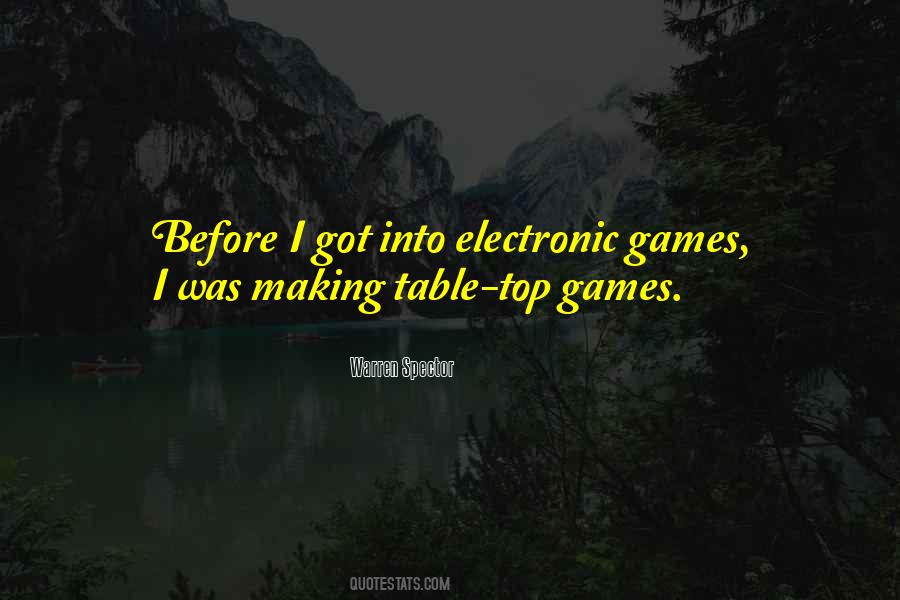 Non Electronic Games Quotes #120579