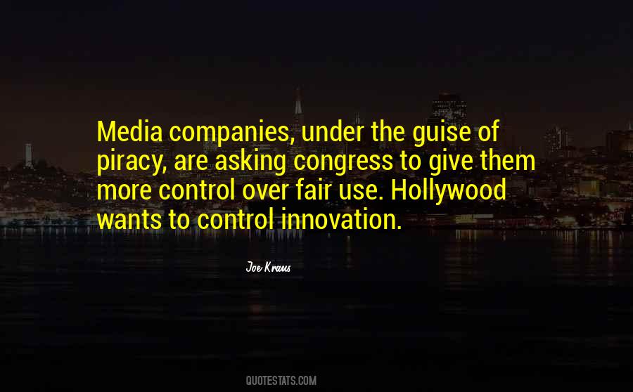 Quotes About Media Control #1271385