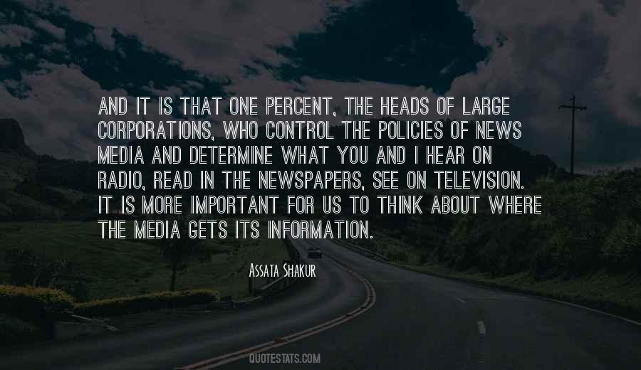 Quotes About Media Control #274830