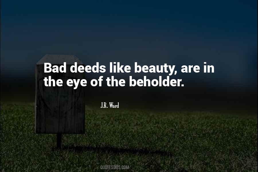 Beauty In Eye Of Beholder Quotes #1399321