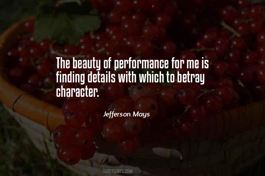 Beauty Is Character Quotes #927855