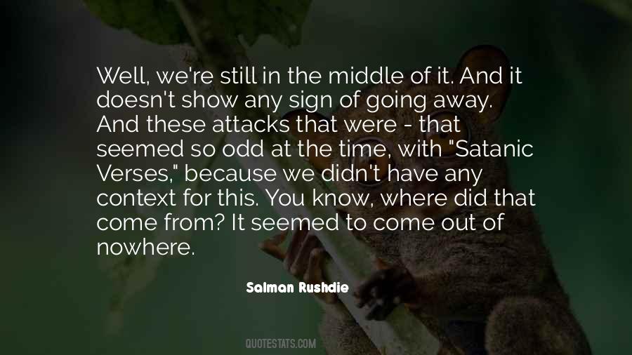 Rushdie Satanic Verses Quotes #750833