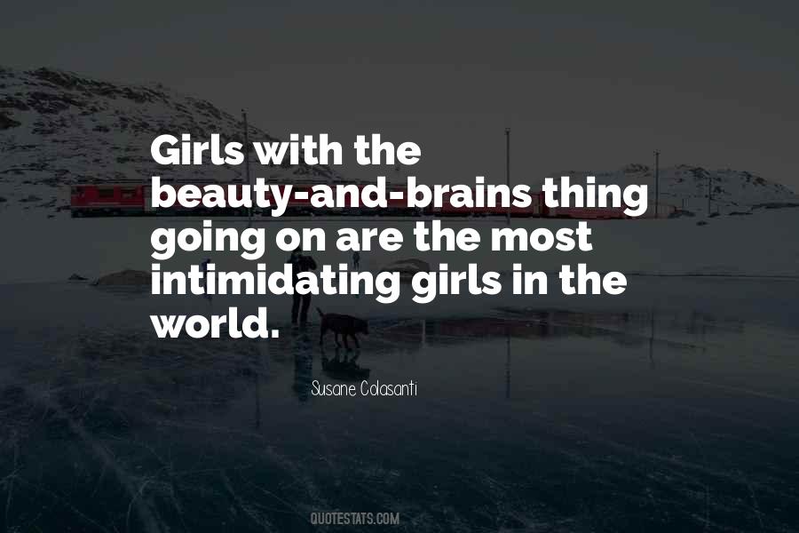 Beauty Is Intimidating Quotes #1815184