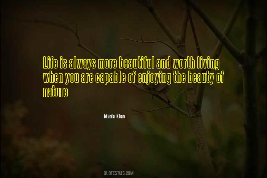 Beauty Is Nature Quotes #335786