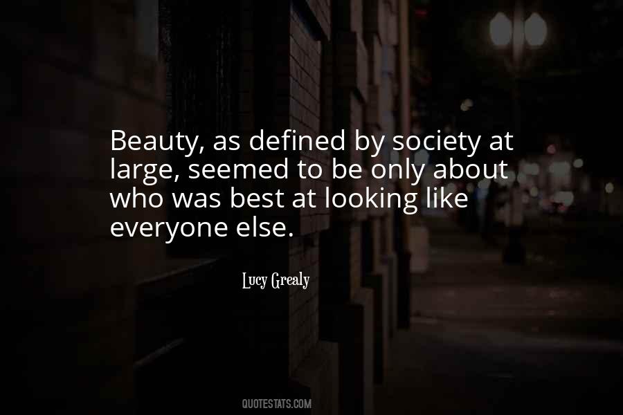 Beauty Is Not Defined By Quotes #114585