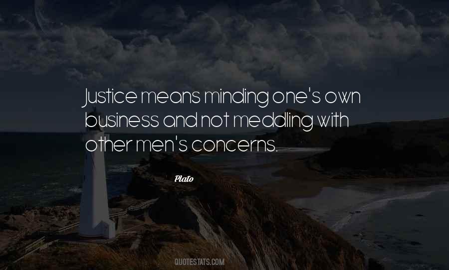 Quotes About Meddling In Others Business #1546579