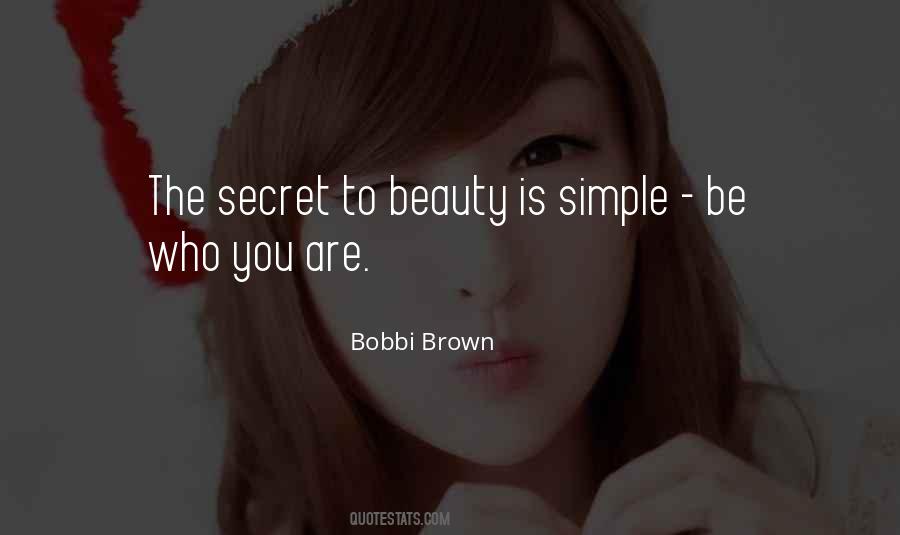 Beauty Is Simple Quotes #1527321