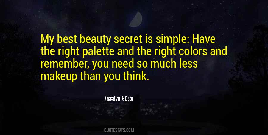 Beauty Is Simple Quotes #840826