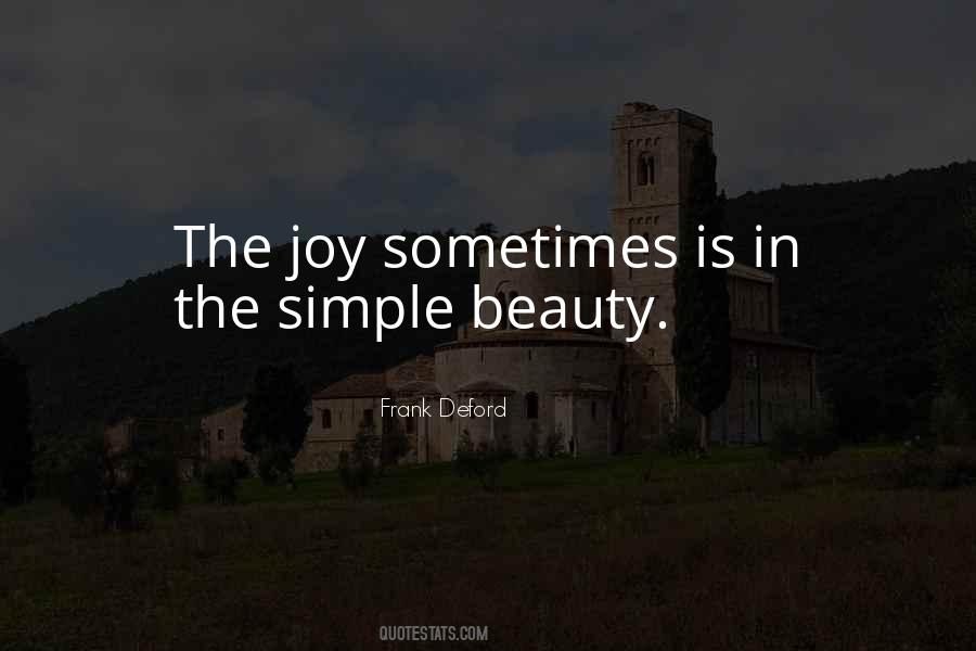 Beauty Is Simple Quotes #947277