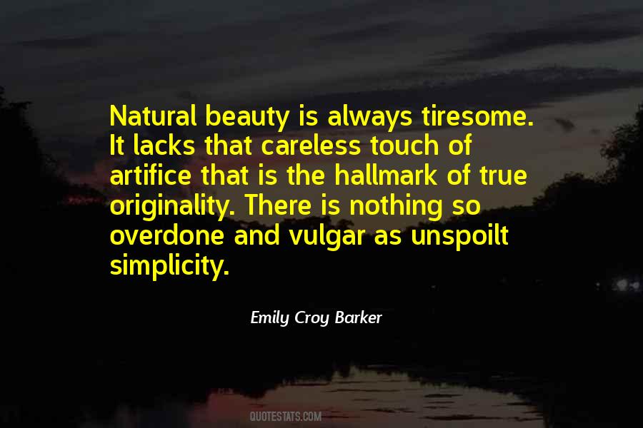 Beauty Is Simplicity Quotes #1251821