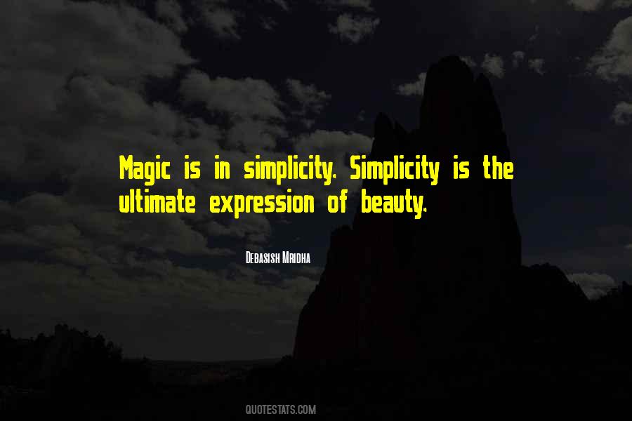Beauty Is Simplicity Quotes #1698211