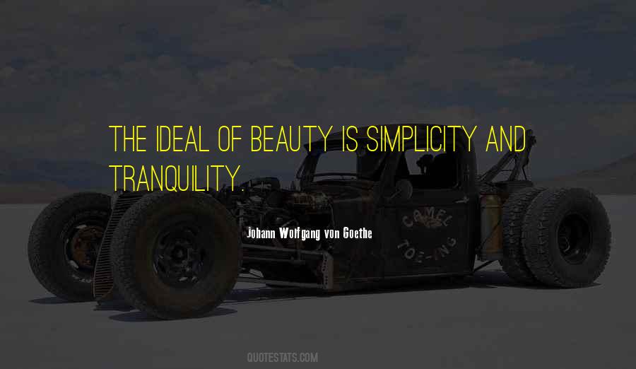 Beauty Is Simplicity Quotes #1851303
