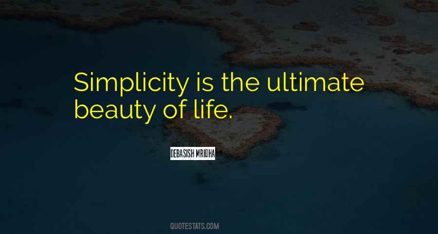 Beauty Is Simplicity Quotes #1851799