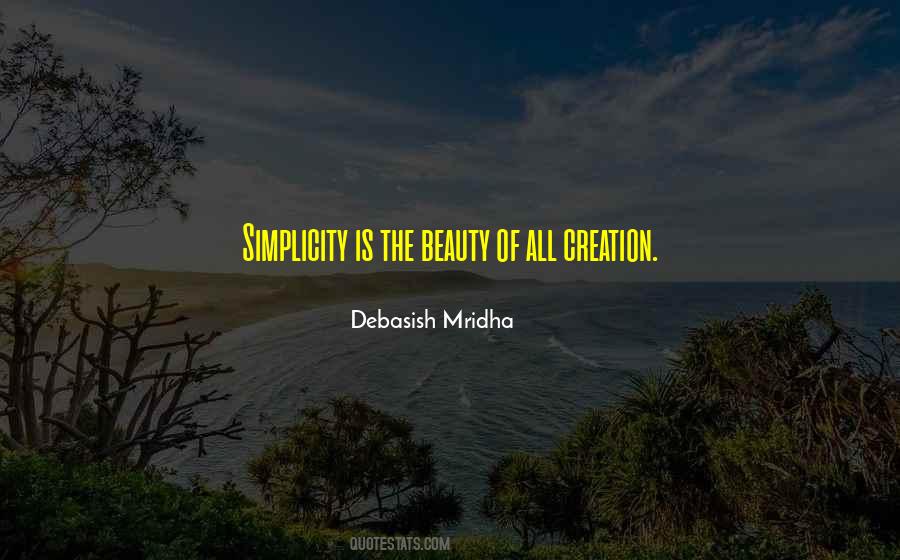 Beauty Is Simplicity Quotes #596601