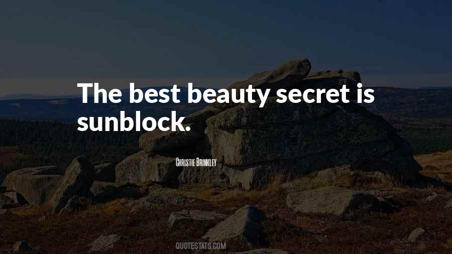 Beauty Is The Best Quotes #1013393