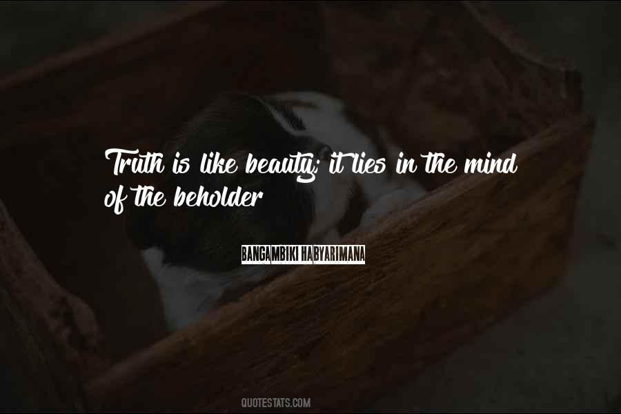 Beauty Is The Truth Quotes #216758