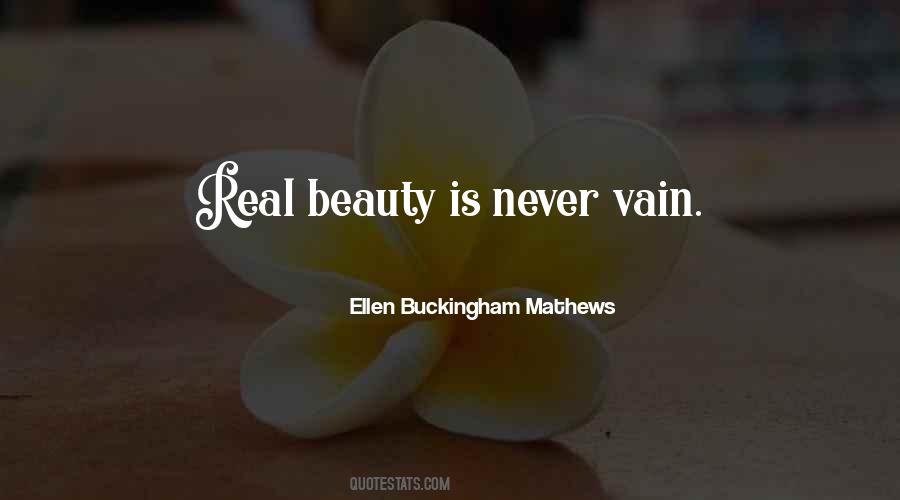 Beauty Is Vain Quotes #963888