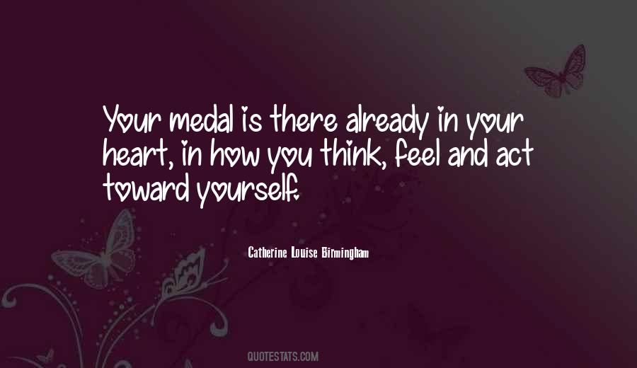 Quotes About Medal #1402245