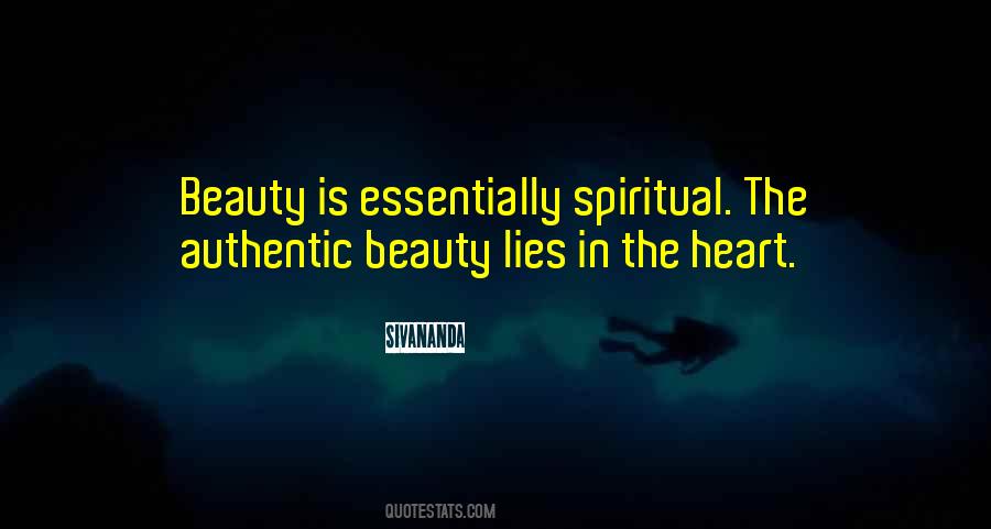 Beauty Lies In Your Heart Quotes #1023311