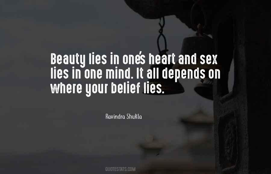 Beauty Lies In Your Heart Quotes #1394738