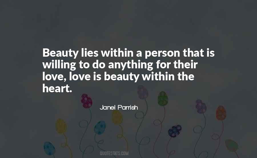 Beauty Lies In Your Heart Quotes #1589404