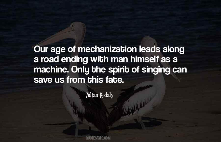 Quotes About Mechanization #1037093