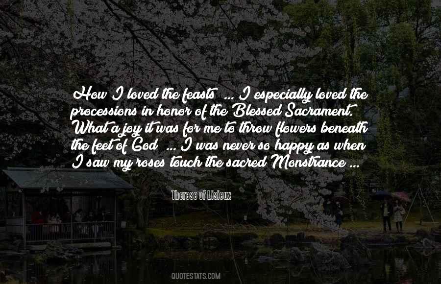 Holy Sacrament Quotes #1195704