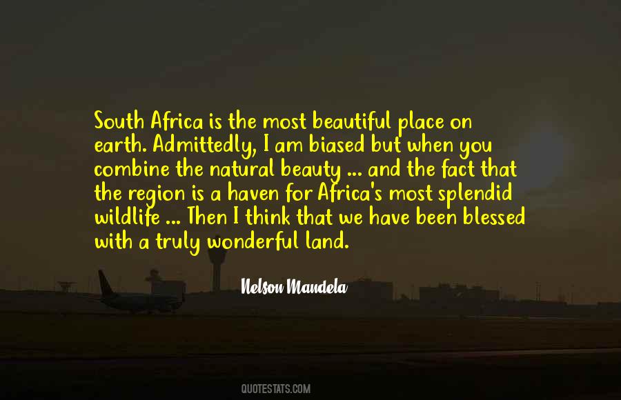 Beauty Of Africa Quotes #1551071