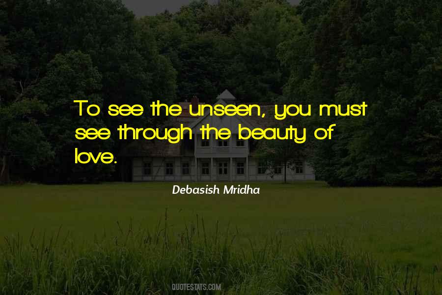 Beauty Unseen Quotes #42747