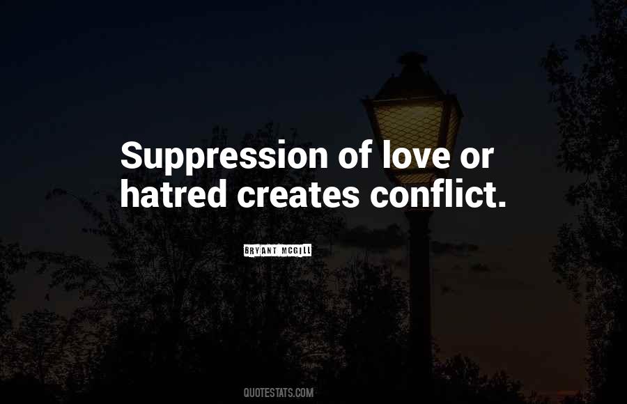 Love Conflict Quotes #671804