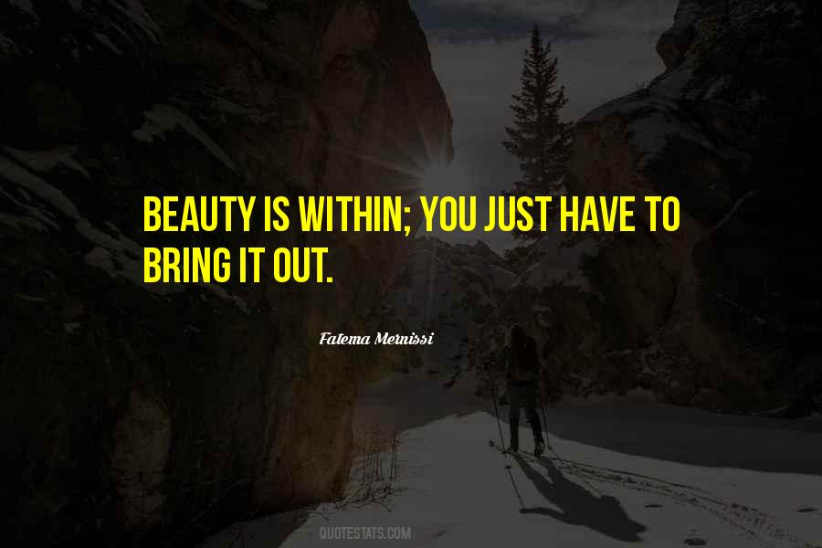 Beauty Within You Quotes #663997