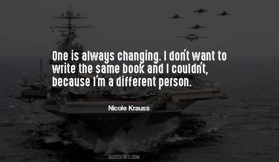 Because I'm Different Quotes #375791